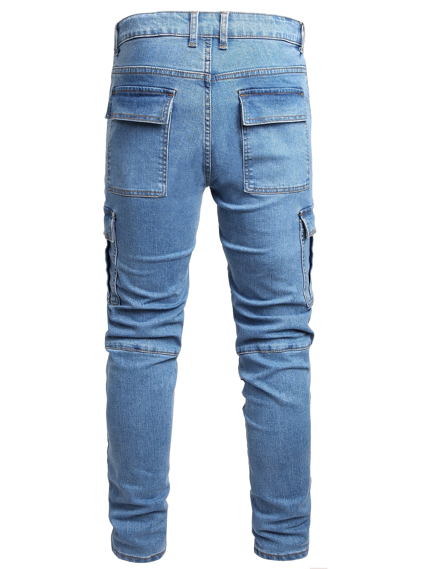 Men's Skinny Jeans - Classic Wash Distressed – Sizes 28–40 – view 3