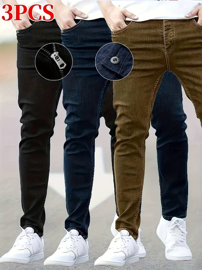 Men's Skinny Jeans - Stretch Comfort – 23-Variant Selection – main product image