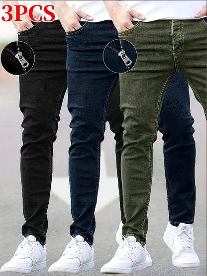 Men's Skinny Jeans - Stretch Comfort – 23-Variant Selection – view 9