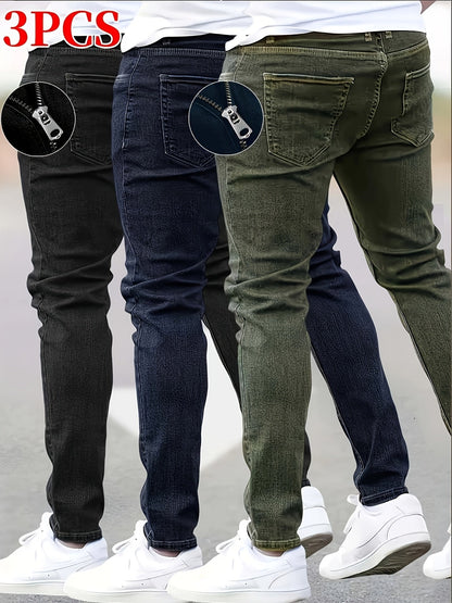 Men's Skinny Jeans - Stretch Comfort – 23-Variant Selection – view 10
