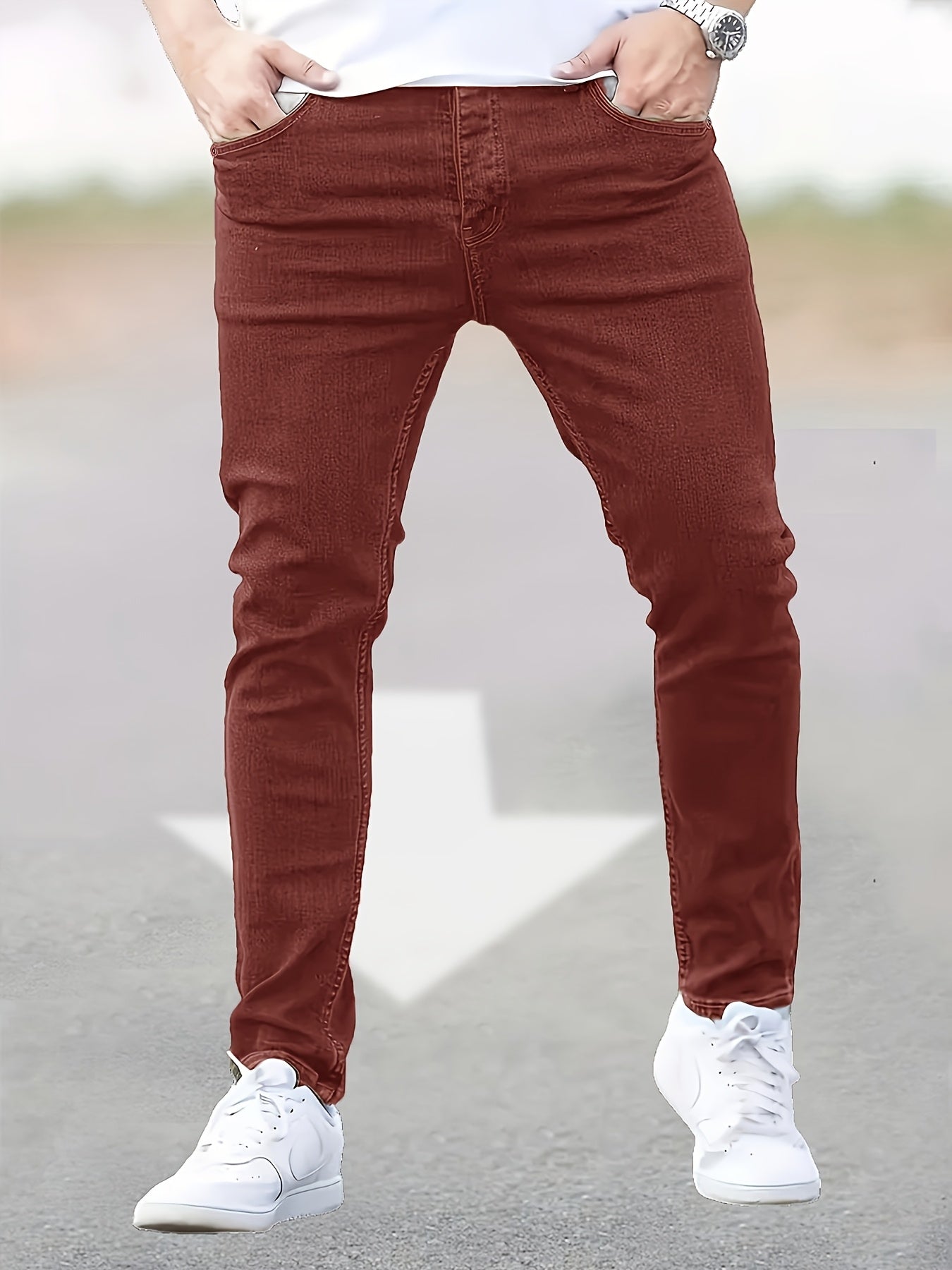 Men's Skinny Jeans - Stretch Comfort – 23-Variant Selection – view 13