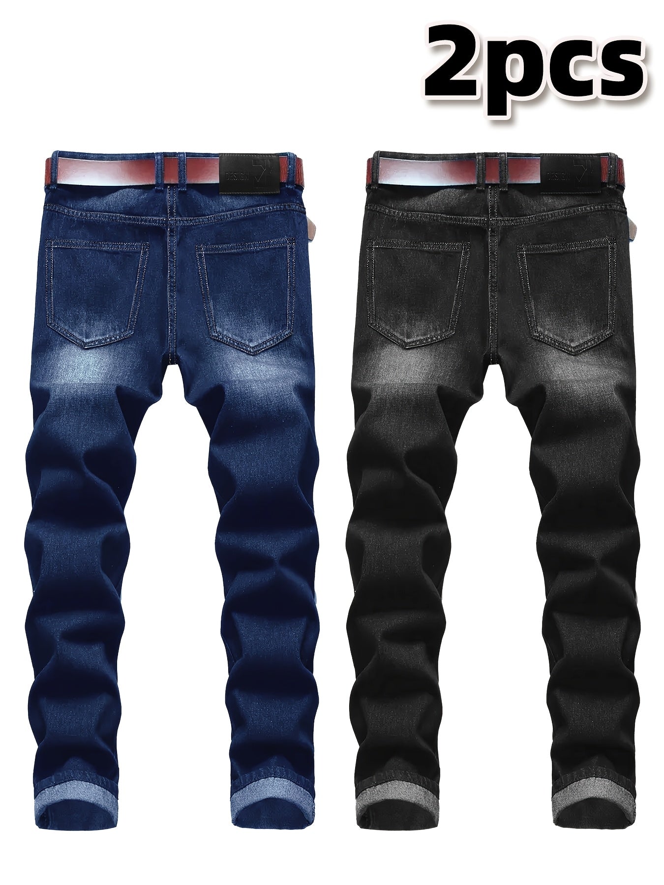 Men's Skinny Jeans - Stretch Comfort – 24-Variant Selection – view 7