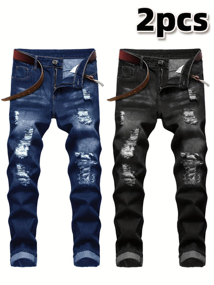 Men's Skinny Jeans - Stretch Comfort – 24-Variant Selection – view 9
