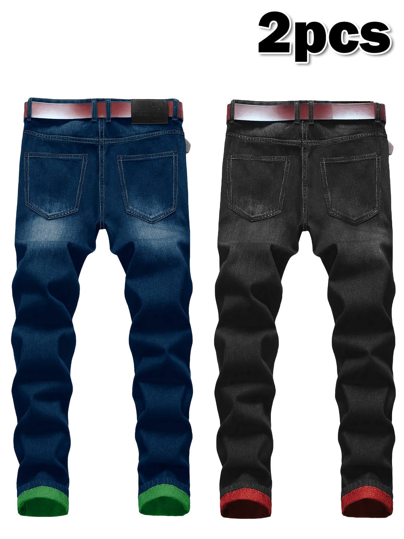 Men's Skinny Jeans - Stretch Comfort – 24-Variant Selection – view 11