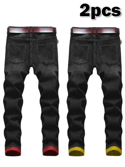 Men's Skinny Jeans - Stretch Comfort – 24-Variant Selection – view 15