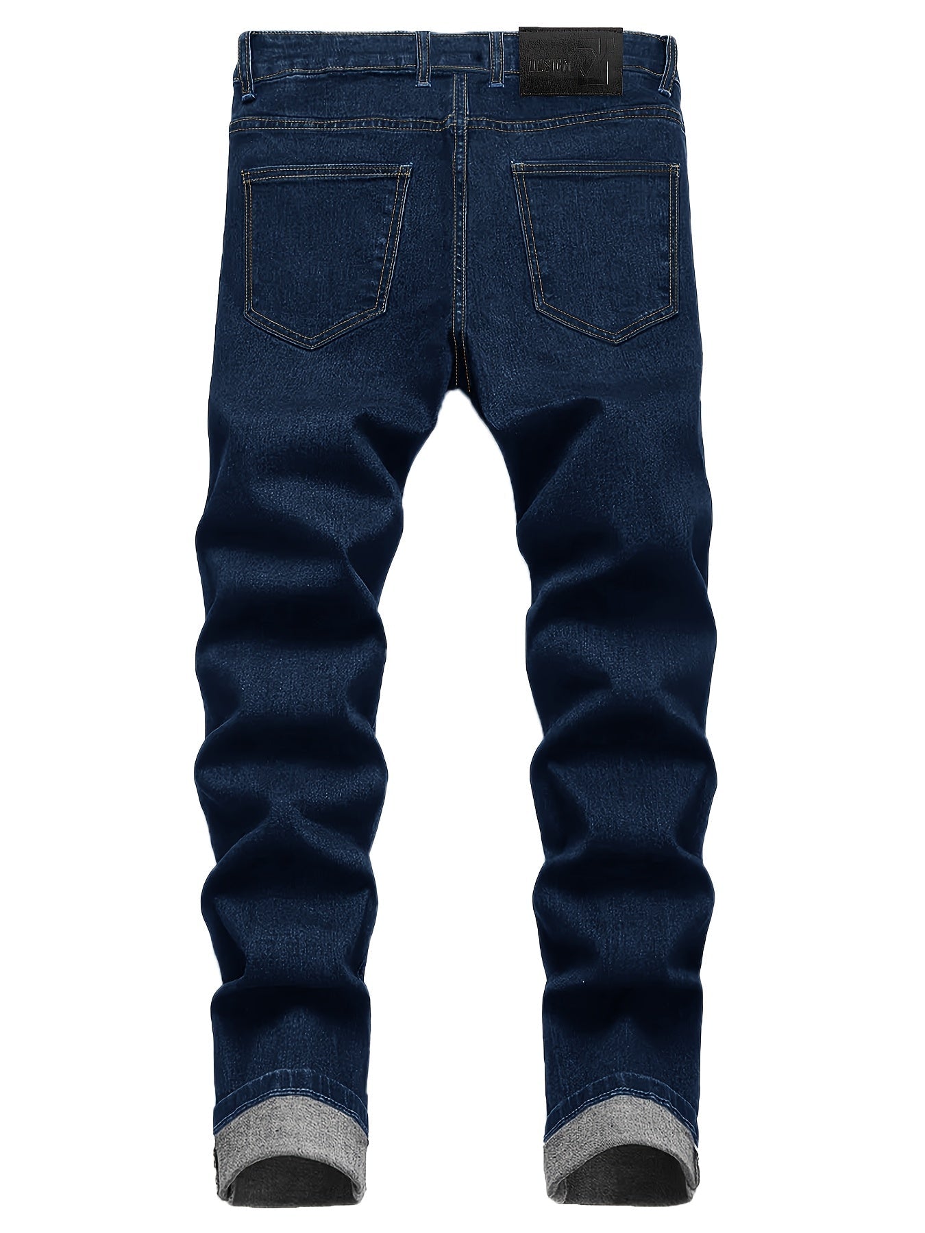 Men's Skinny Jeans - Stretch Comfort – Black Earthy Brown – view 6
