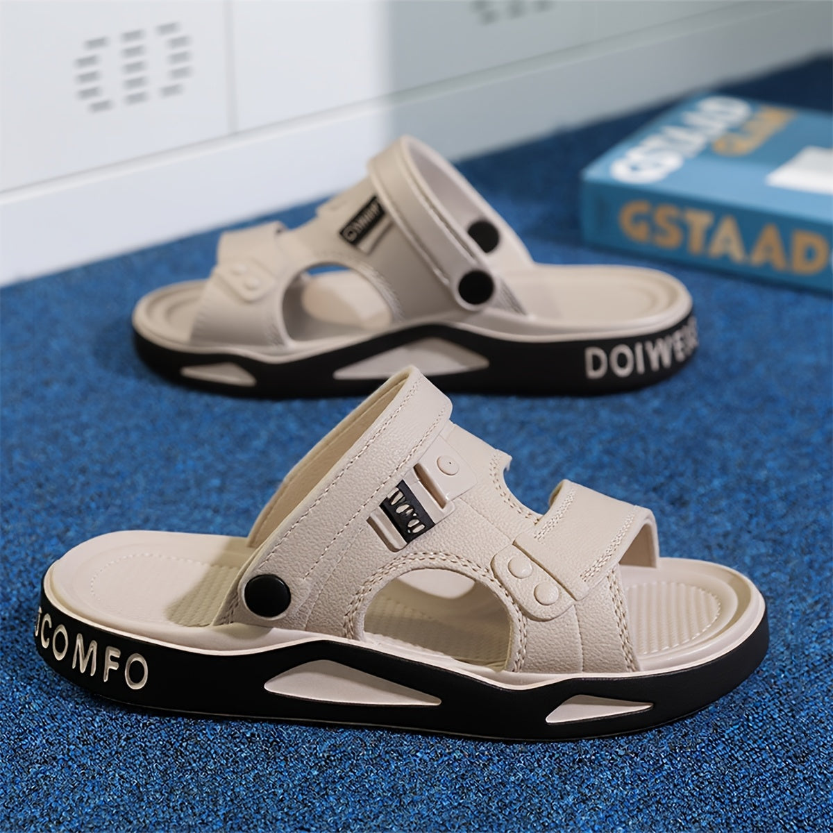 Men's Slides - Non-Slip EVA & Arch Support – White option – view 4