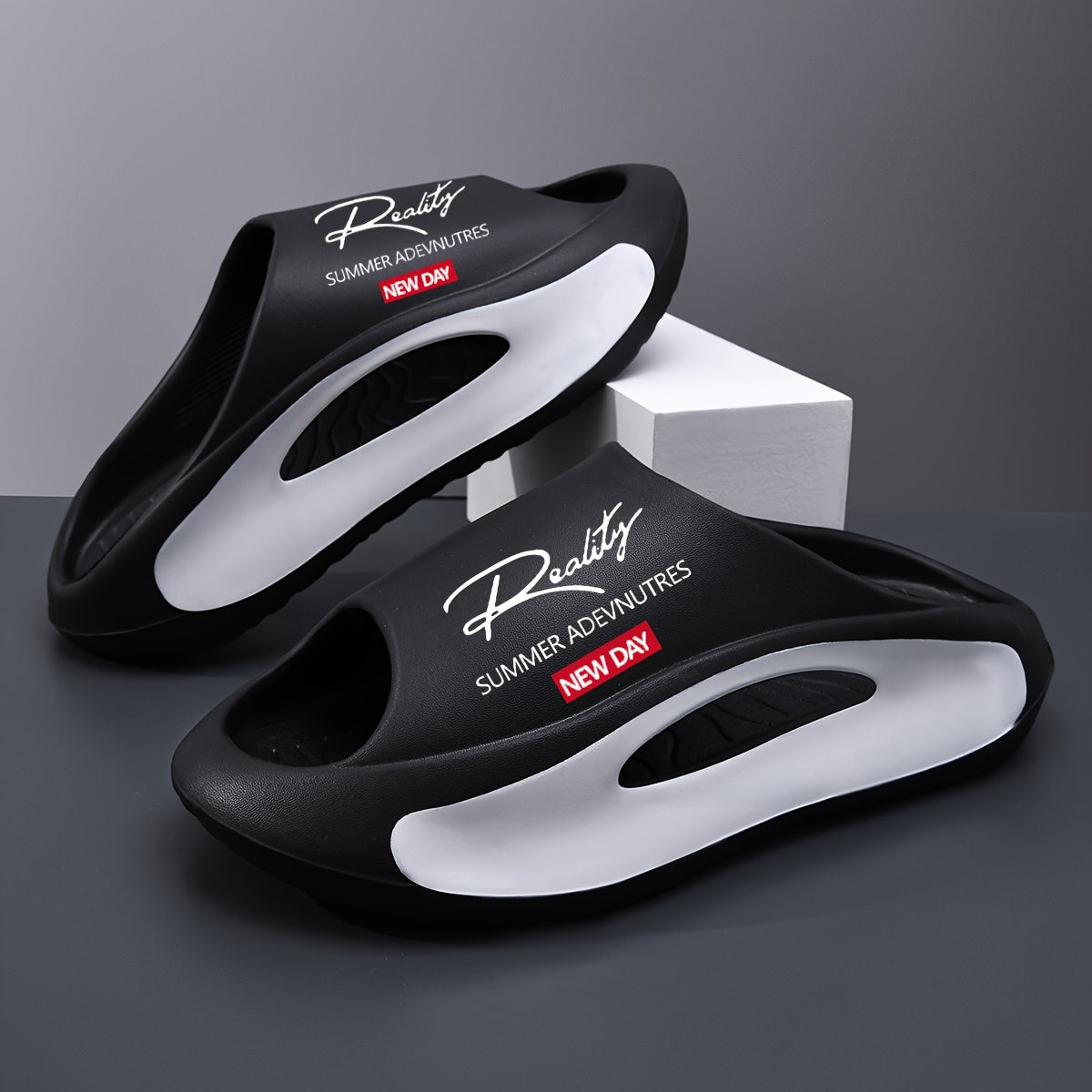 Men's Slides - Thick Sole & Open-Toe Comfort – view 2