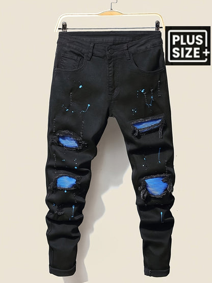 Men's Slim Fit Jeans - Black Denim Clean Finish – Mid Rise – view 9