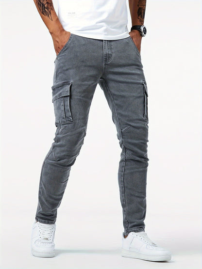 Men's Slim Fit Jeans - Black Denim Clean Finish – Sizes 28–40 – view 13