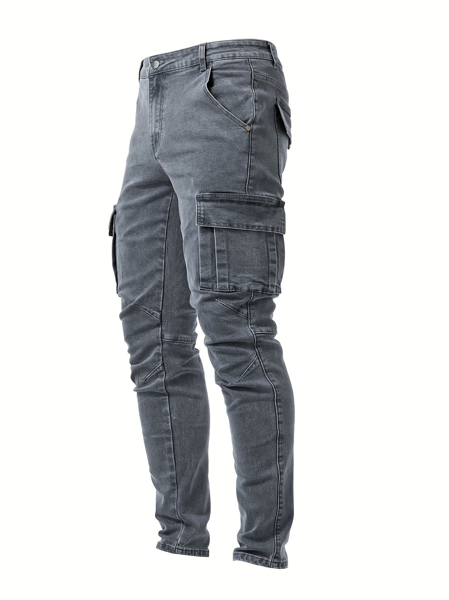 Men's Slim Fit Jeans - Black Denim Clean Finish – Sizes 28–40 – view 18