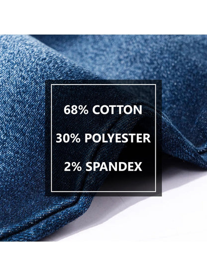Men's Slim Fit Jeans - Classic Wash Clean Finish – 10-Color Selection – view 5