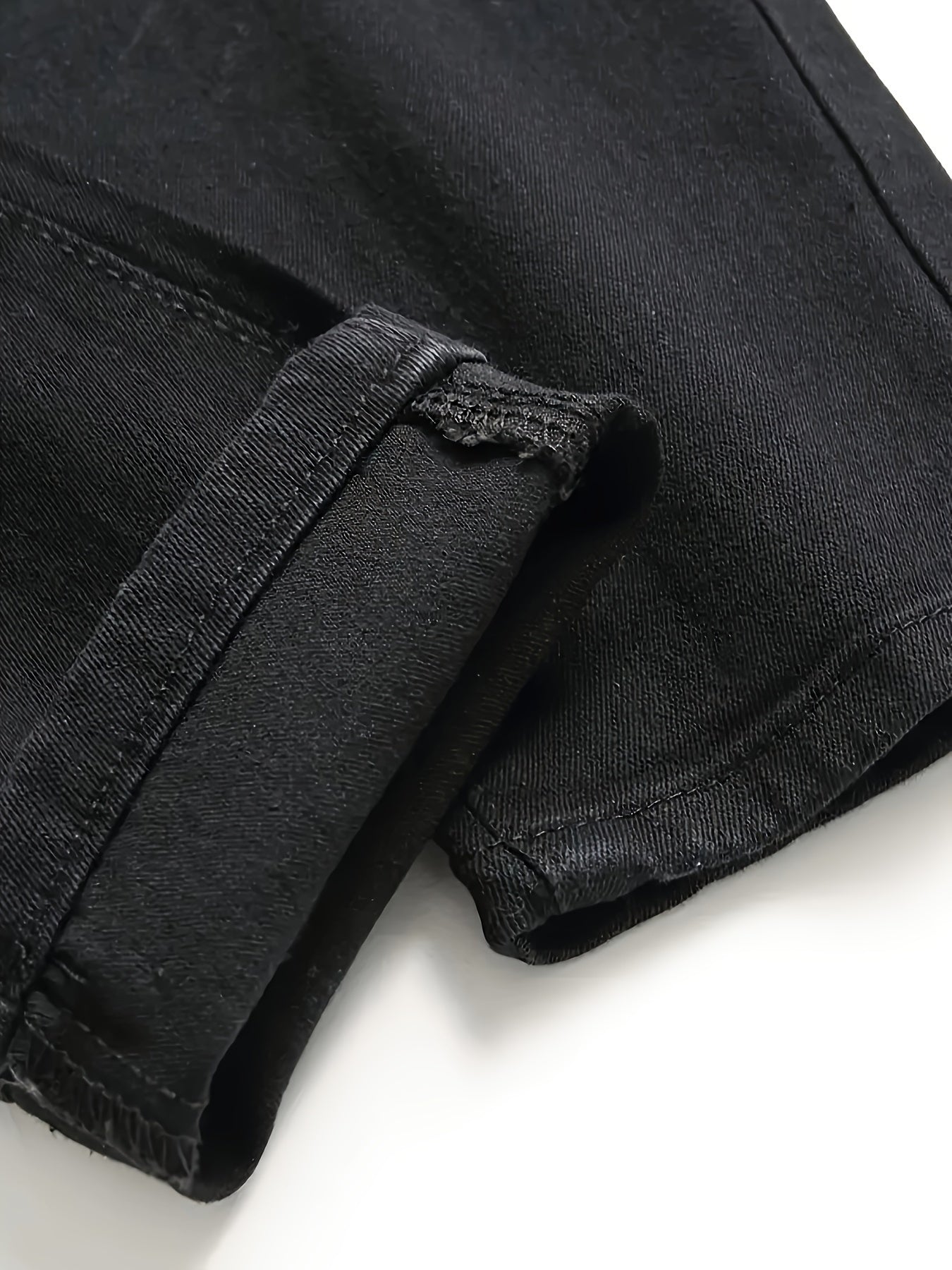 Men's Slim Fit Jeans - Classic Wash Clean Finish – Black Dark Blue – view 13
