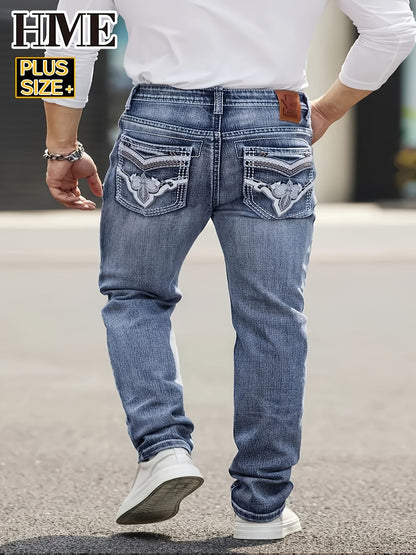 Men's Slim Fit Jeans - Classic Wash Clean Finish – High Rise – view 3