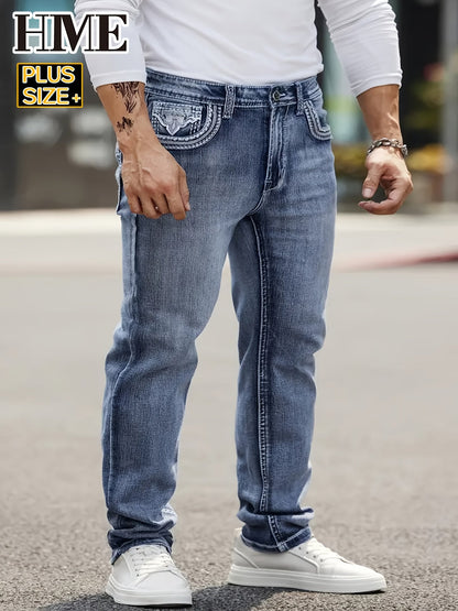 Men's Slim Fit Jeans - Classic Wash Clean Finish – High Rise – Blue option – main product image