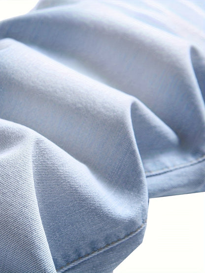 Men's Slim Fit Jeans - Classic Wash Clean Finish – Light Blue – view 9