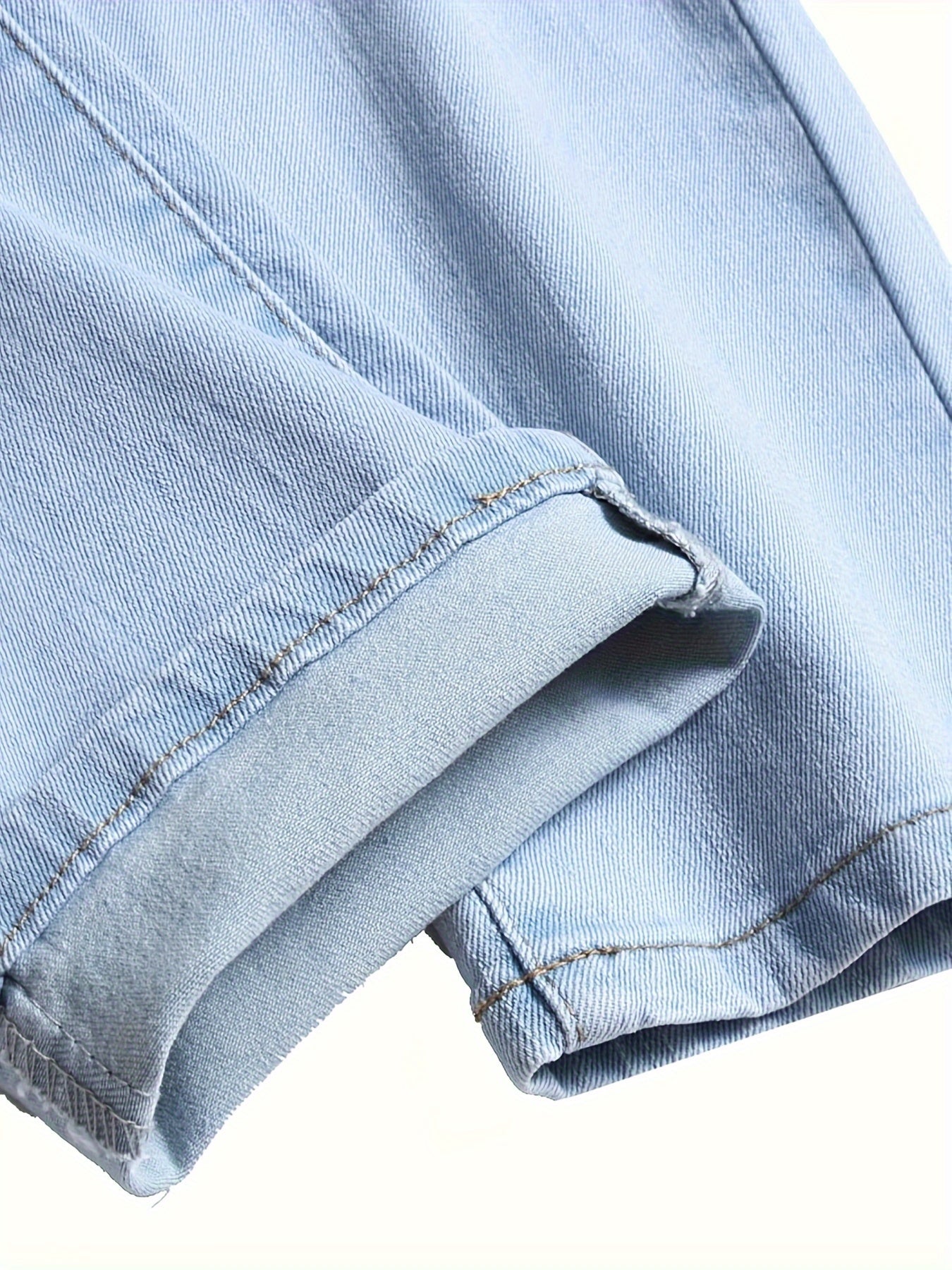 Men's Slim Fit Jeans - Classic Wash Clean Finish – Light Blue – view 11
