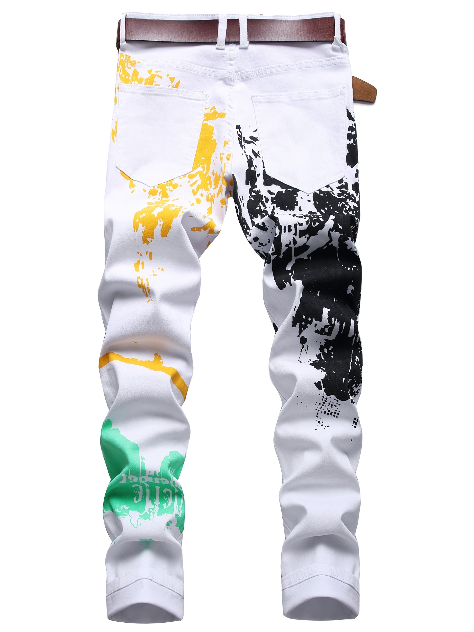 Men's Slim Fit Jeans - Classic Wash Clean Finish – Mixed colors Denim – view 2