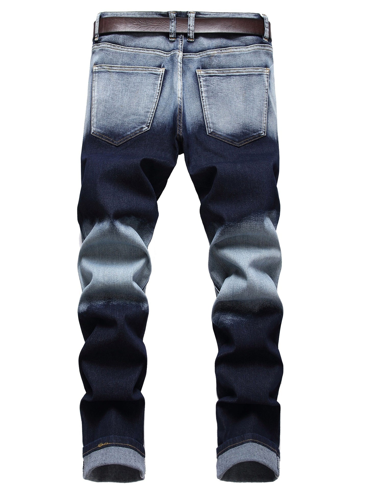 Men's Slim Fit Jeans - Classic Wash Clean Finish – Navy Color / Sizes 28–42 – view 6