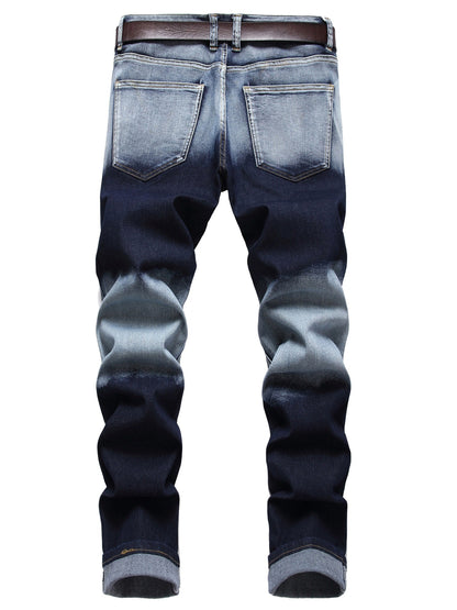 Men's Slim Fit Jeans - Classic Wash Clean Finish – Navy Color / Sizes 28–42 – view 6