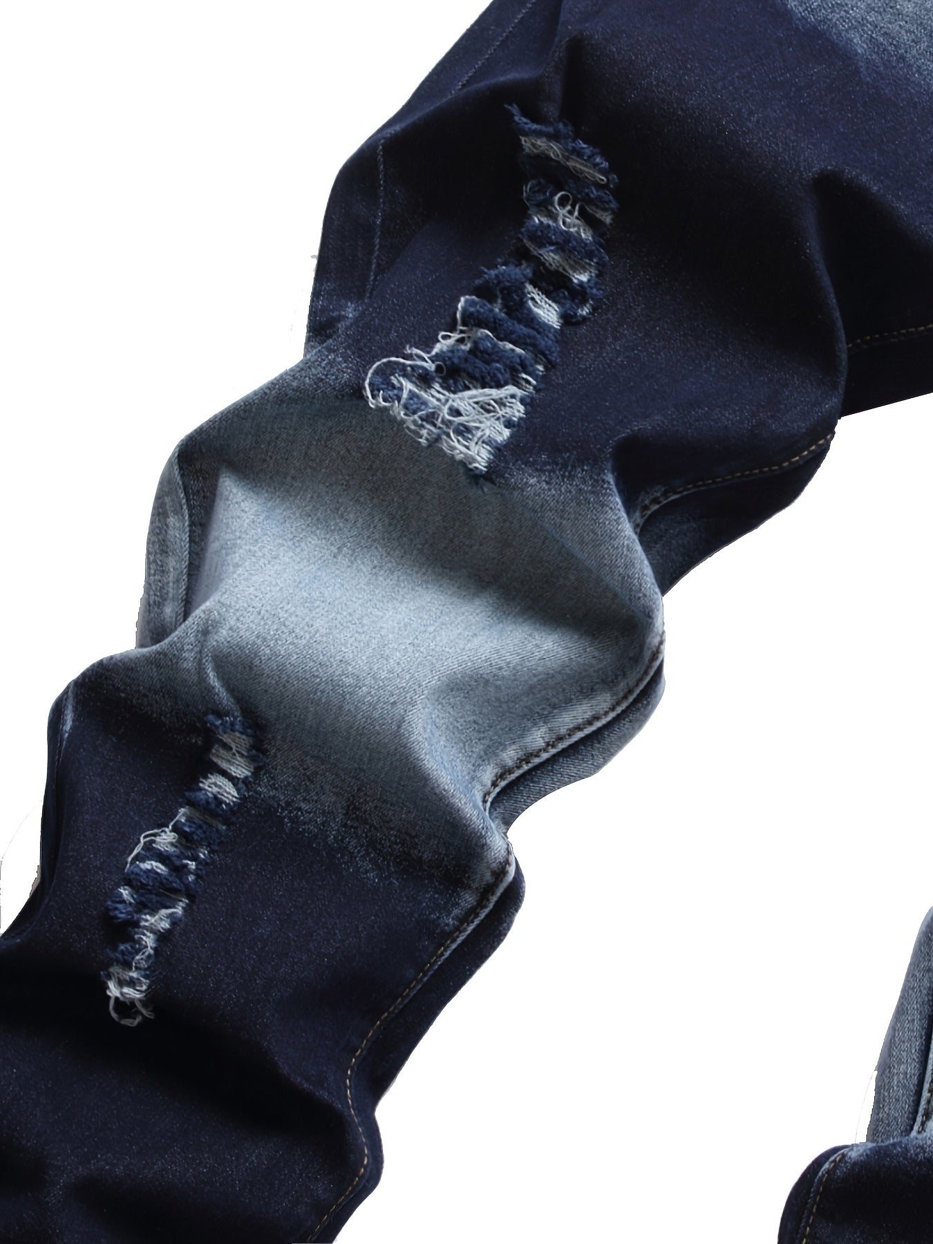 Men's Slim Fit Jeans - Classic Wash Clean Finish – Navy Color / Sizes 28–42 – view 8