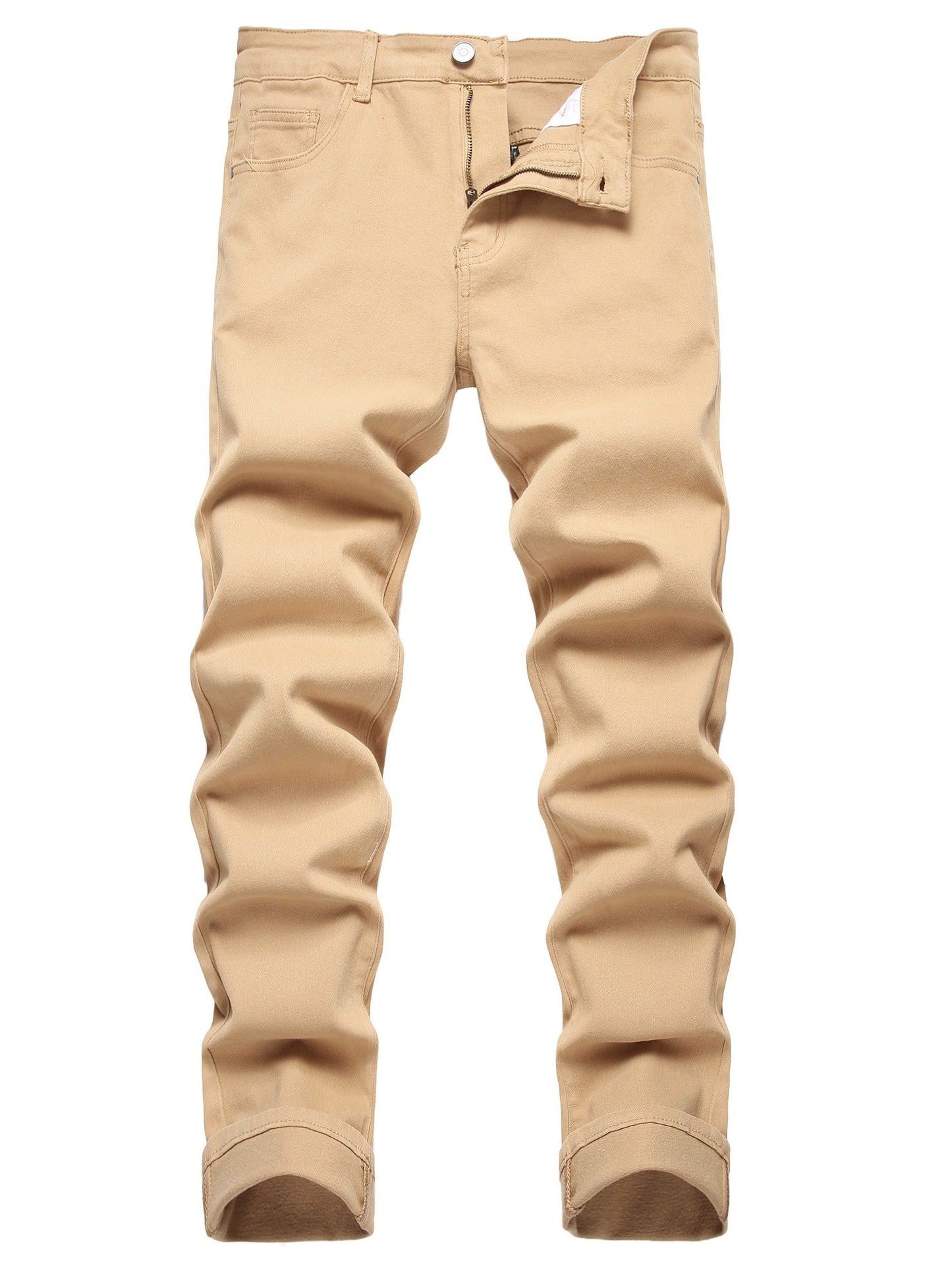 Men's Slim Fit Jeans - Classic Wash Clean Finish – Orange Slim-Fit – view 3