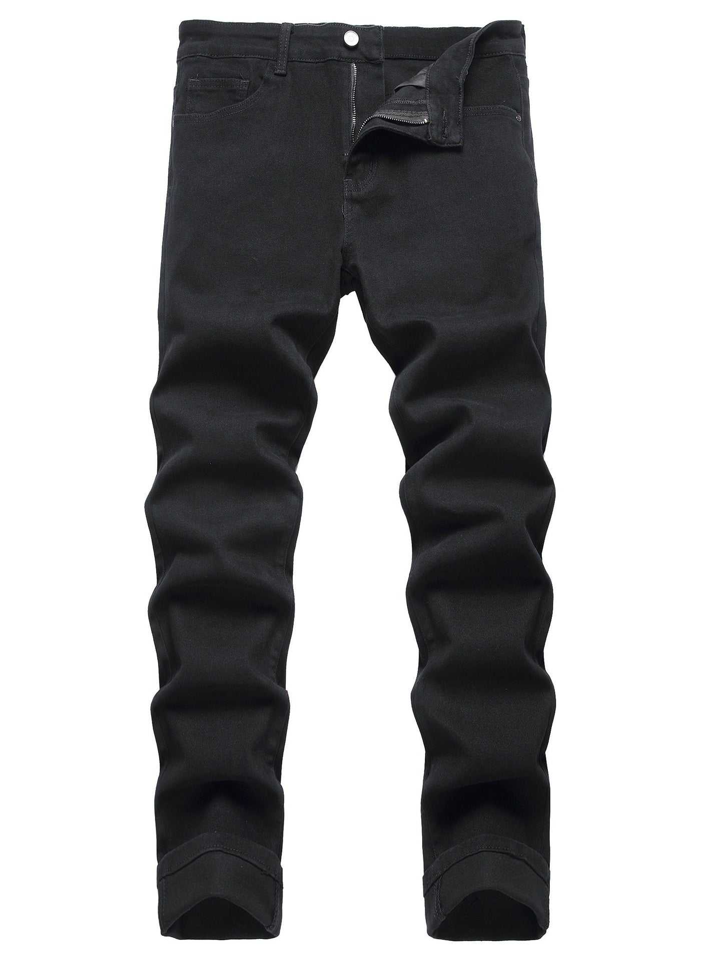 Men's Slim Fit Jeans - Classic Wash Clean Finish – Orange Slim-Fit – Orange option – main product image