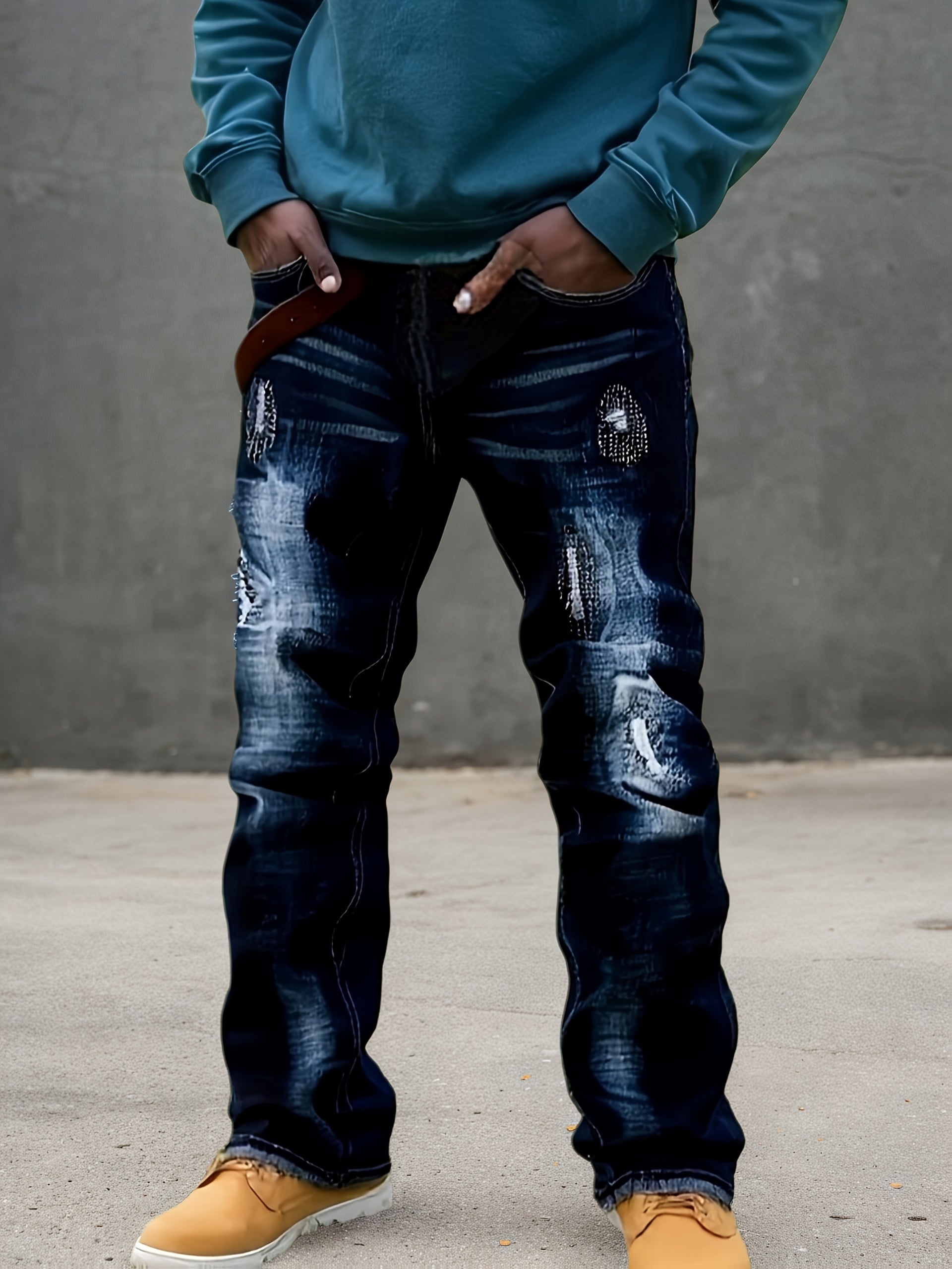 Men's Slim Fit Jeans - Classic Wash Clean Finish – Sizes 30–38 – main product image