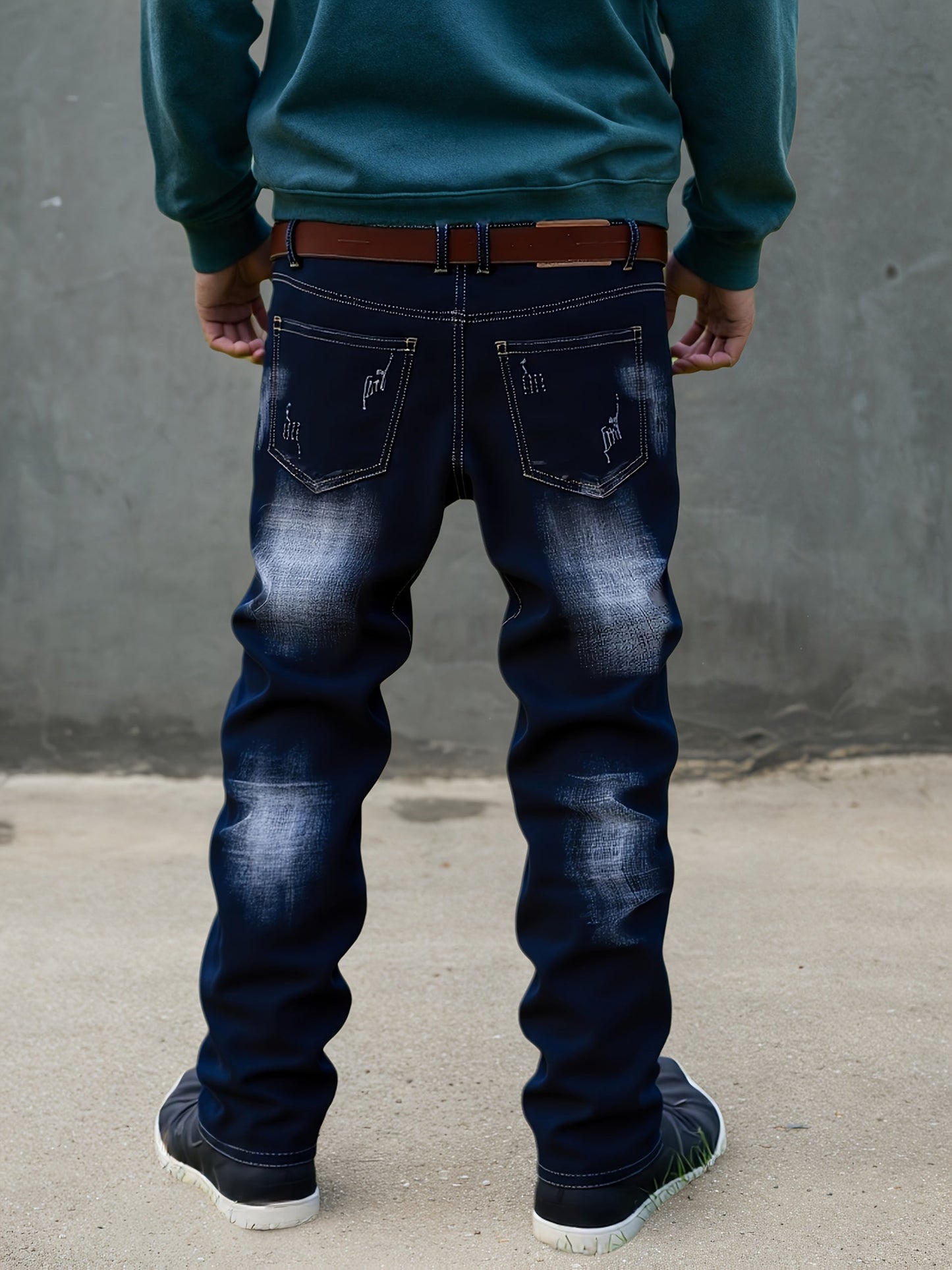 Men's Slim Fit Jeans - Classic Wash Clean Finish – Sizes 30–38 – view 2