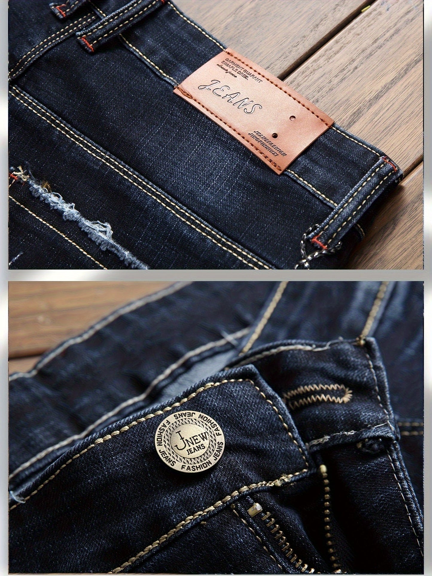 Men's Slim Fit Jeans - Classic Wash Clean Finish – Sizes 30–38 – view 5