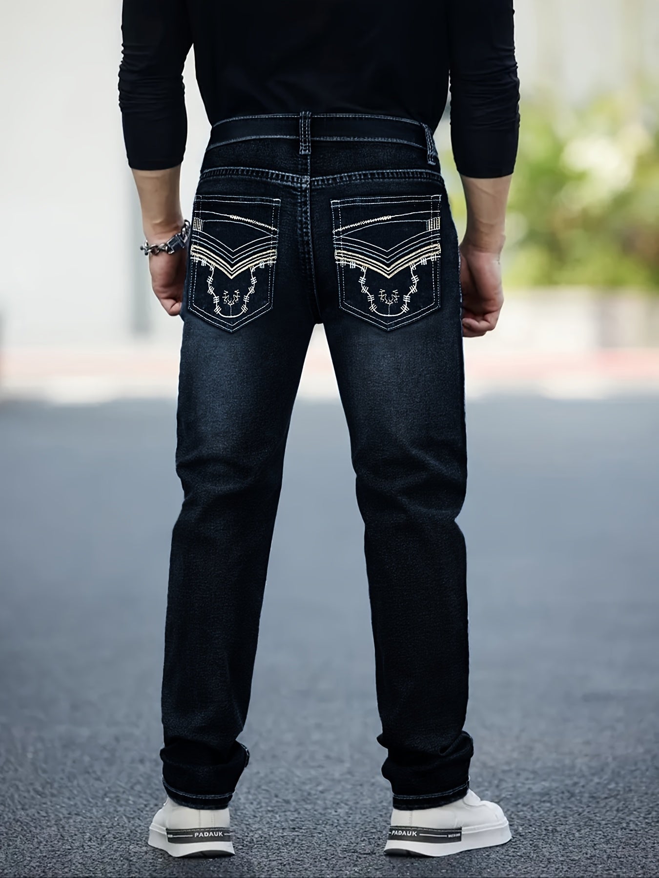 Men's Slim Fit Jeans - Classic Wash Clean Finish – Sizes 34–38 – view 2