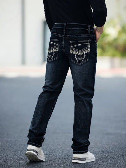 Men's Slim Fit Jeans - Classic Wash Clean Finish – Sizes 34–38 – view 6