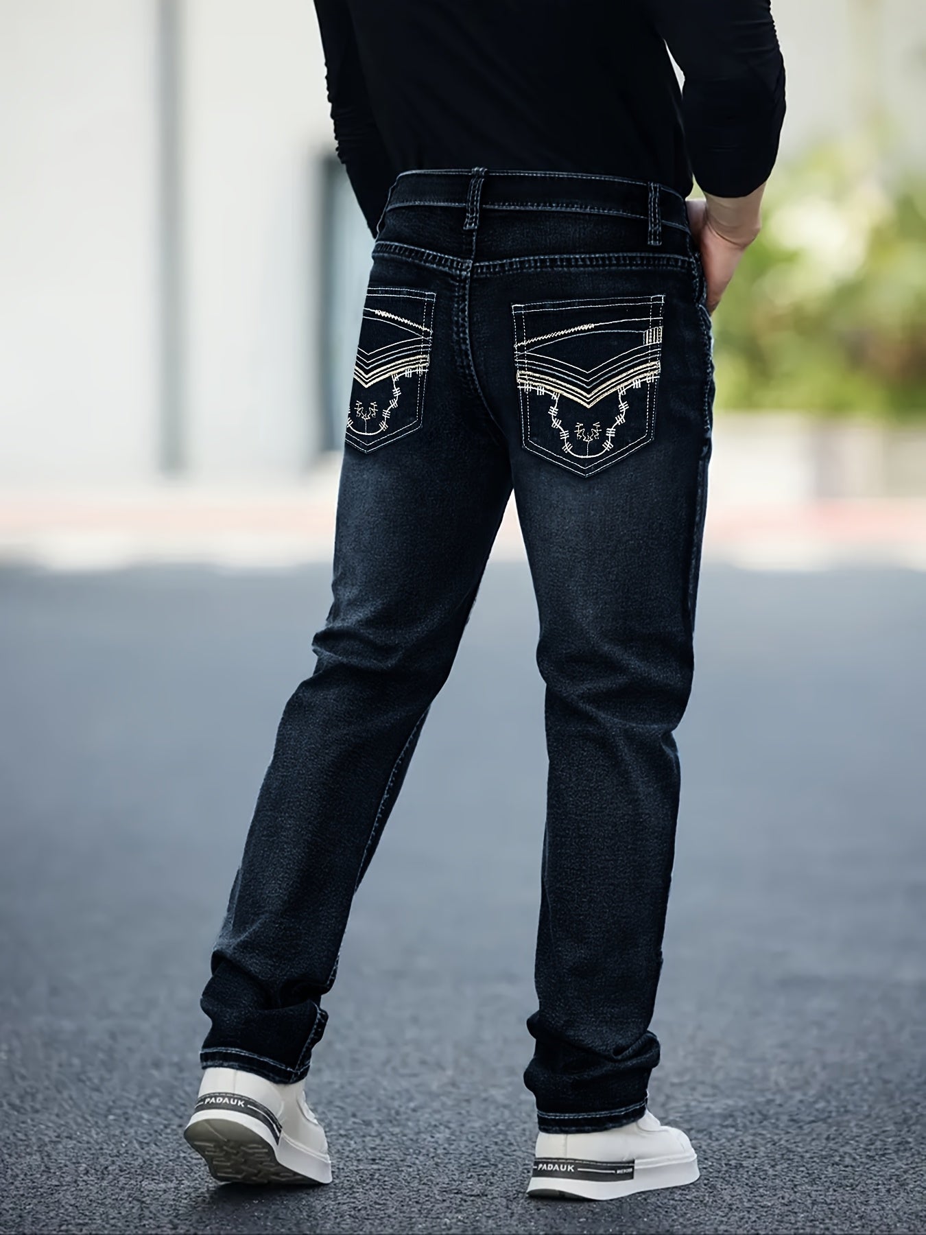 Men's Slim Fit Jeans - Classic Wash Clean Finish – Sizes 34–38 – view 13