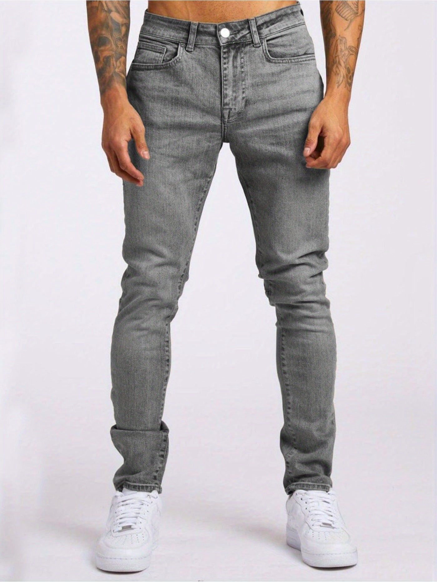 Men's Slim Fit Jeans - Classic Wash Clean Finish – Sizes S–XXXL – view 10