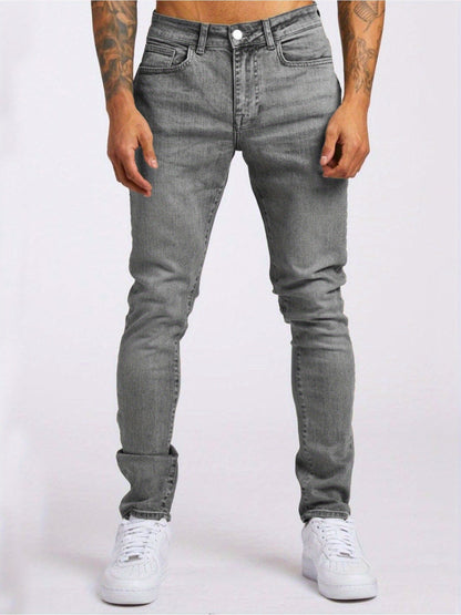 Men's Slim Fit Jeans - Classic Wash Clean Finish – Sizes S–XXXL – view 10