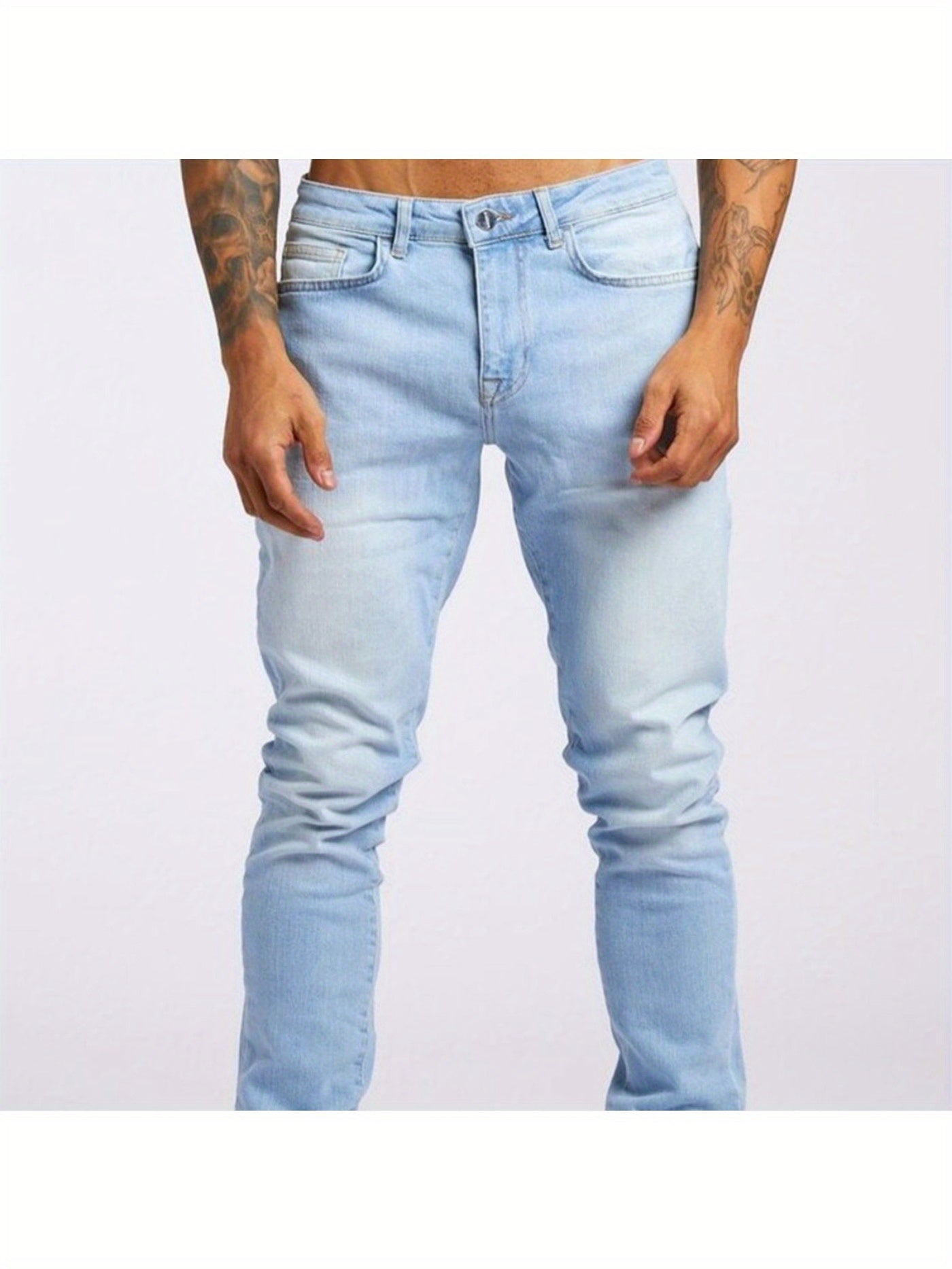 Men's Slim Fit Jeans - Classic Wash Clean Finish – Sizes S–XXXL – view 12