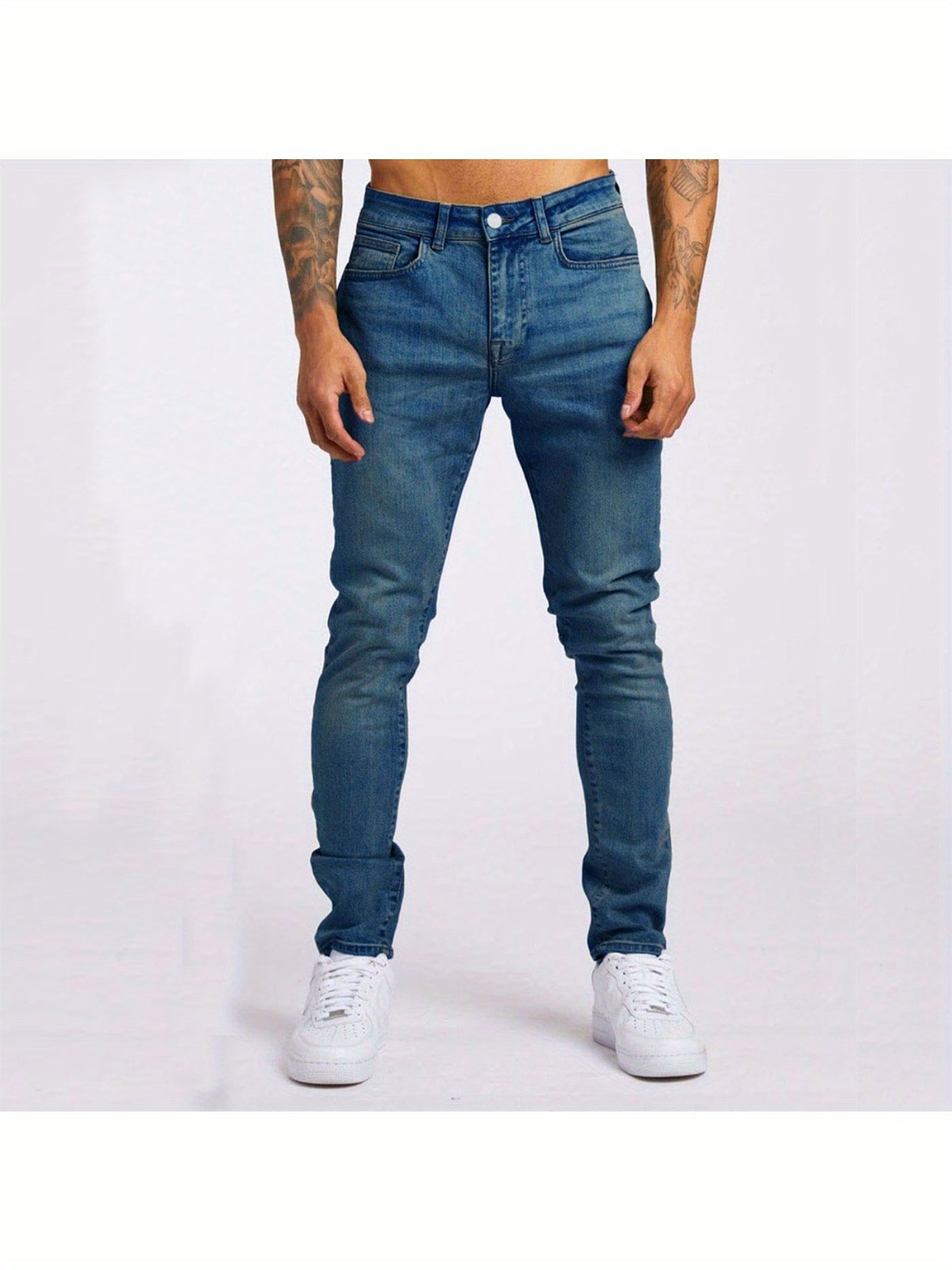 Men's Slim Fit Jeans - Classic Wash Clean Finish – Sizes S–XXXL – view 14
