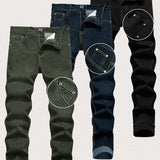 Black+Army Green+Dark Blue