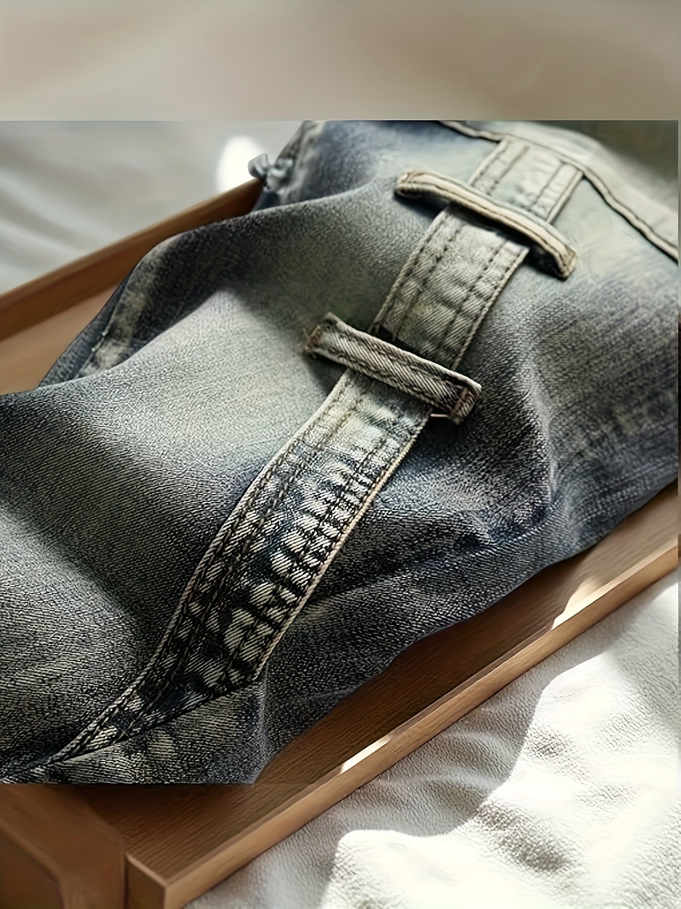 Men's Slim Fit Jeans - Classic Wash Clean Finish – Vintage – view 4
