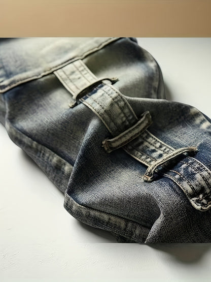 Men's Slim Fit Jeans - Classic Wash Clean Finish – Vintage – view 7