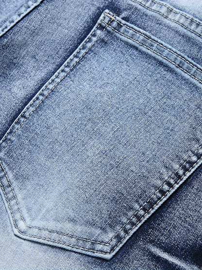 Men's Slim Fit Jeans - Classic Wash Clean Finish – Washed Blue – view 5
