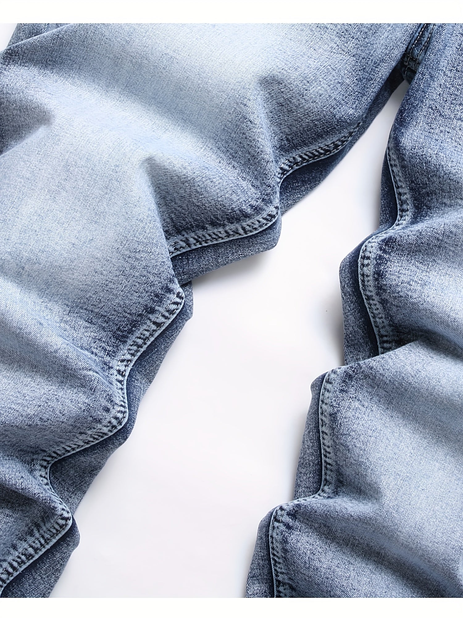 Men's Slim Fit Jeans - Classic Wash Clean Finish – Washed Blue – view 8