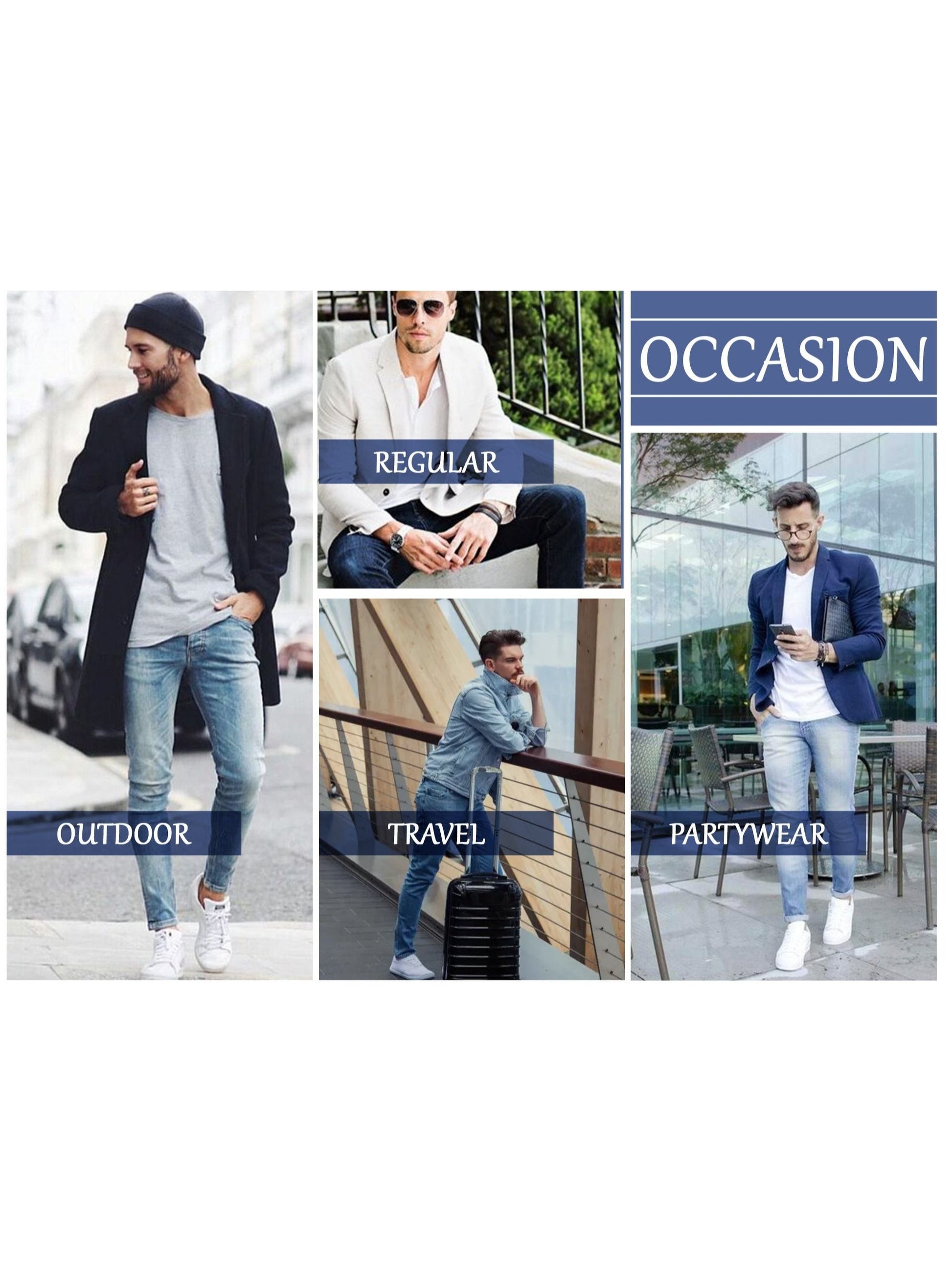 Men's Slim Fit Jeans - Classic Wash Clean Finish Weekend – view 5