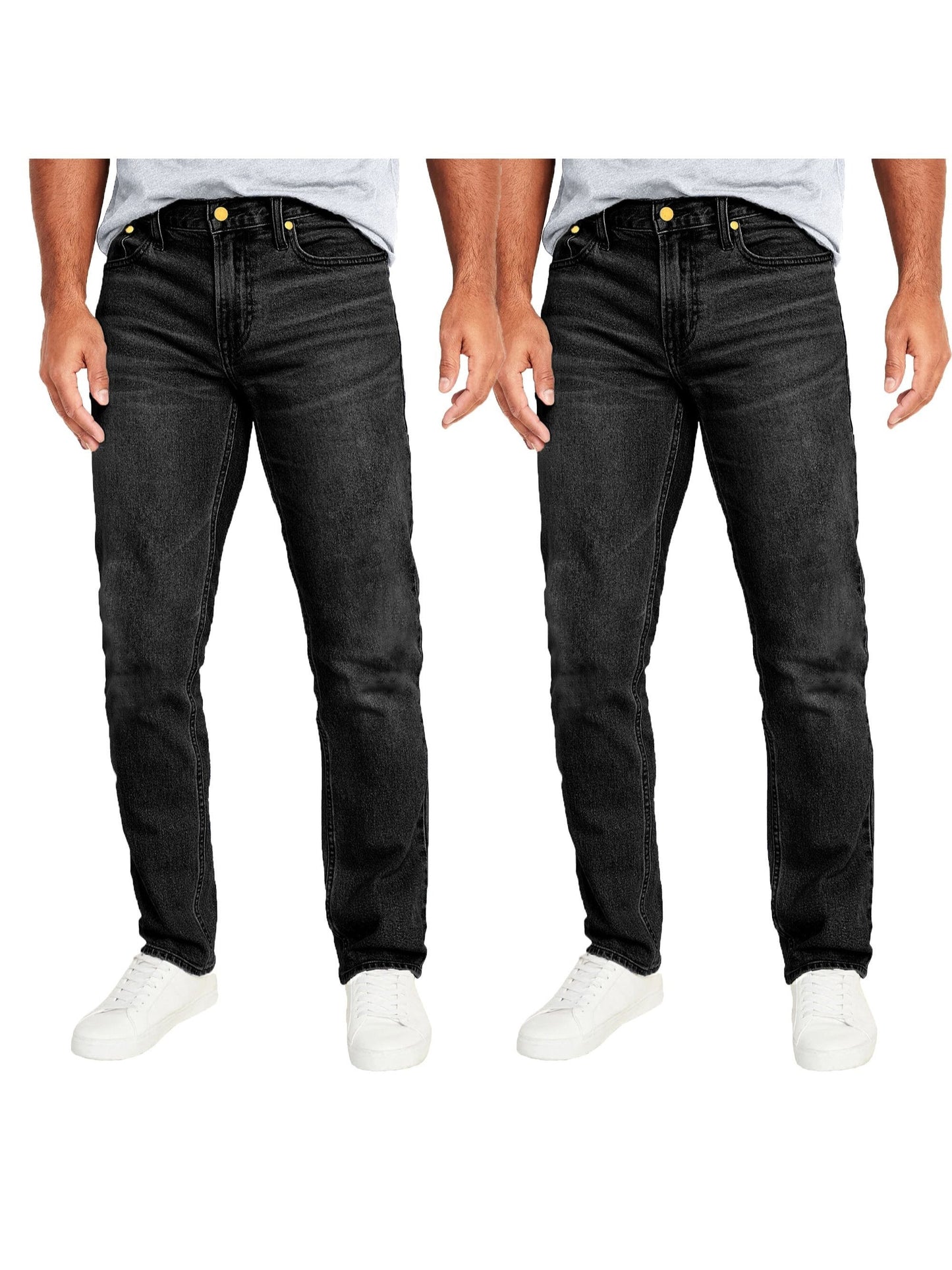 Men's Slim Fit Jeans - Classic Wash Clean Finish Weekend – Grey option – view 10