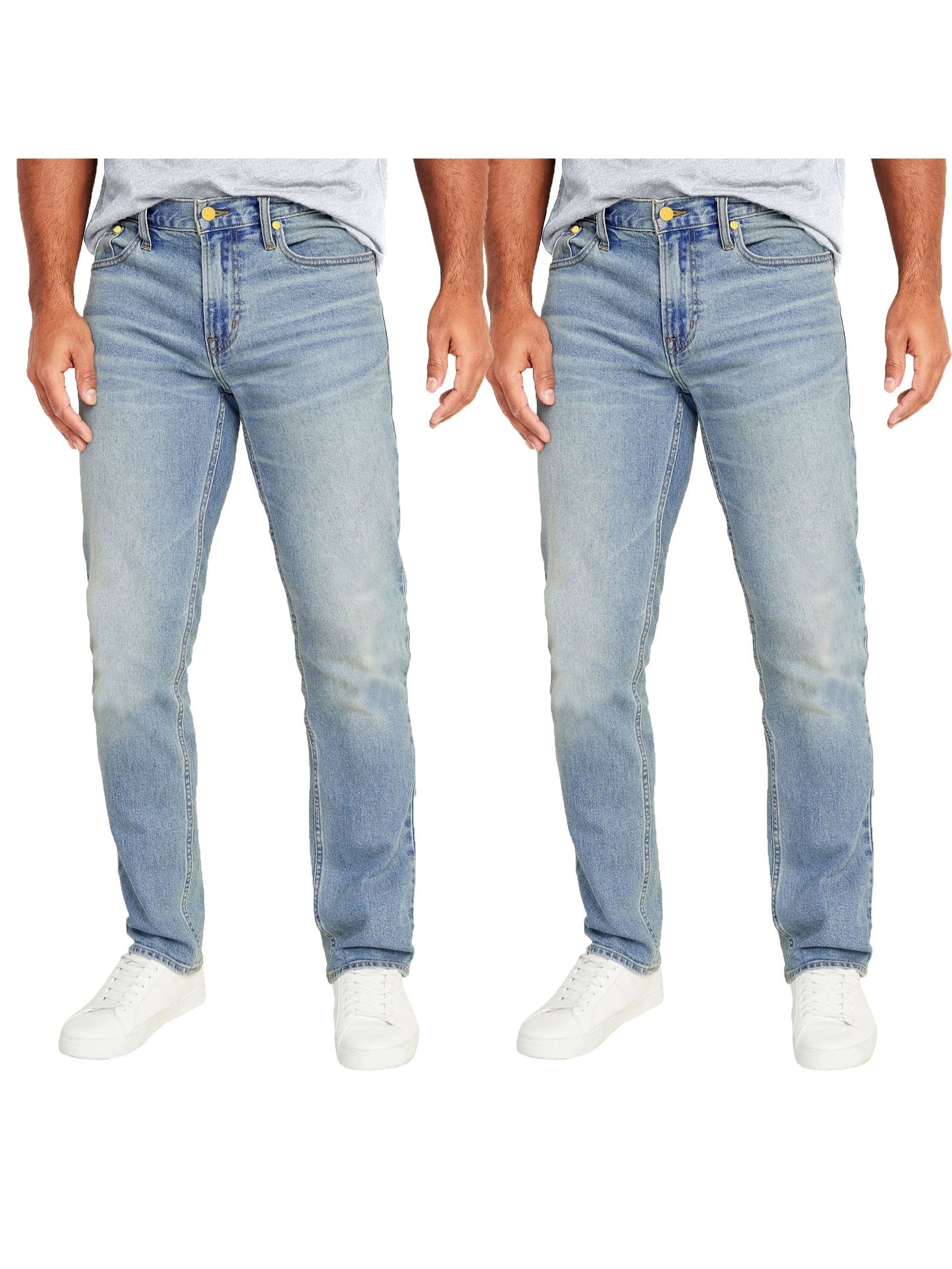 Men's Slim Fit Jeans - Classic Wash Clean Finish Weekend – Grey option – view 11