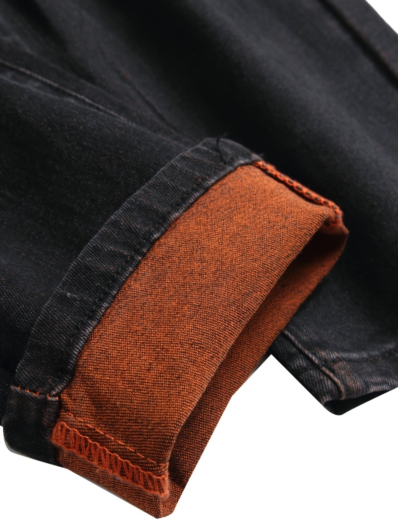 Men's Slim Fit Jeans - Classic Wash Distressed – Light Green – view 8