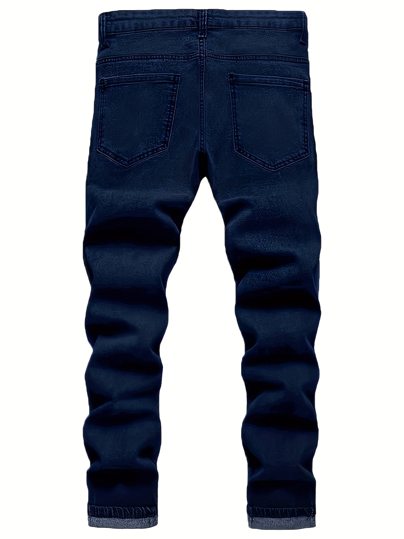 Men's Slim Fit Jeans - Classic Wash Distressed – Sizes 30–38 – view 12