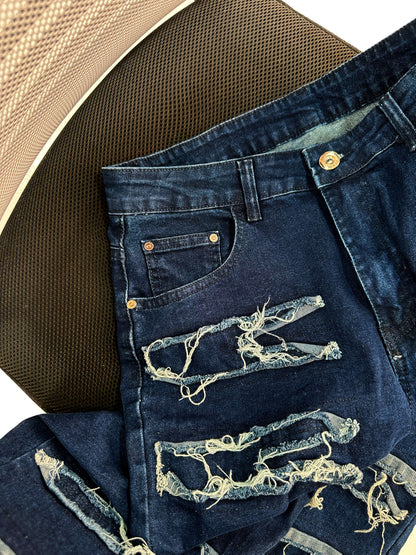 Men's Slim Fit Jeans - Classic Wash Distressed – Sizes 30–38 – view 25