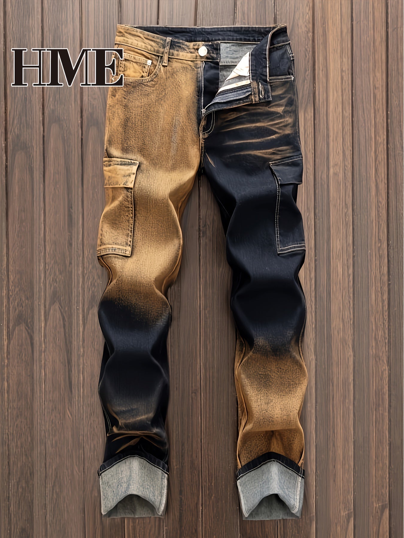 Men's Slim Fit Jeans - Classic Wash Utility Pocket – view 7