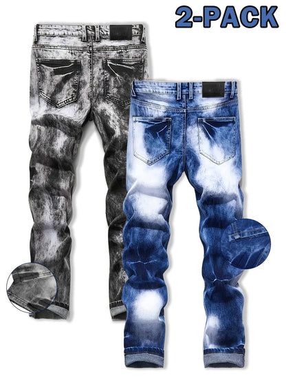 Men's Slim Fit Jeans - Vintage Wash Clean Finish – view 6